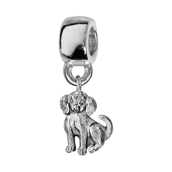 Charms Argent 925 Suspendu Chien 