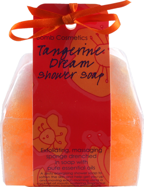 Savon Eponge Exfoliante Tangerine Dream Bomb Cosmetics