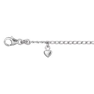 Chaîne de Cheville Argent 925 6 Coeurs