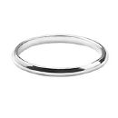 Bague Alliance Argent 925 Demi-Jonc 2 mm