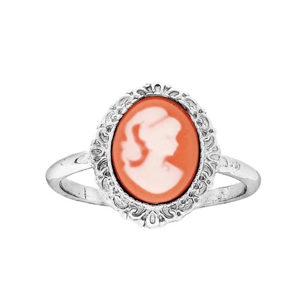 Bague Argent 925 Camé Rose