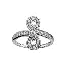 Bague Argent 925 Infini Zirconium Blanc Sertis