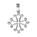 Pendentif Argent 925 Petite Croix Occitane