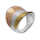 Bague Acier 316 L 3 Couleurs Large