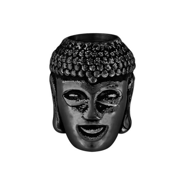 Charms Acier 316L Bouddha Noir