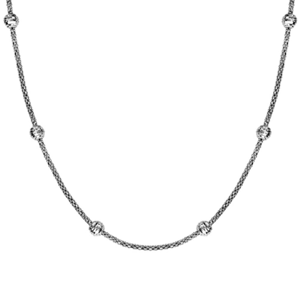 Collier Argent 925 et Boules Argent