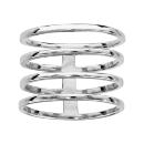 Bague Argent 925 4 Rangées Large