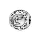 Charms Argent 925 Boule Zodiaque Verseau 