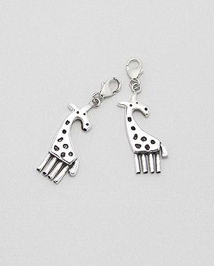 Charms Argent 925 Girafe