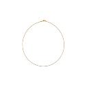 Collier Plaqué Or Semi Rigide Maille Omega Ronde 1,7 mm
