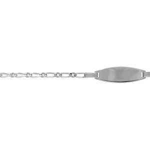 Gourmette Argent 925 Ajustable Bébé Figaro 1+1