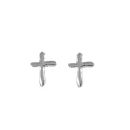 Boucles d'oreilles Argent 925 Croix