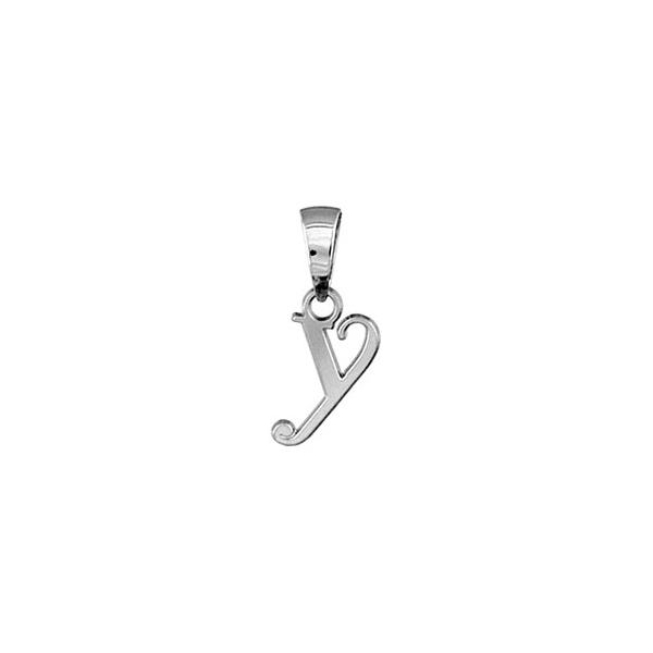 Pendentif Argent 925 Lettre Alphabet Initiale Anglaise Y