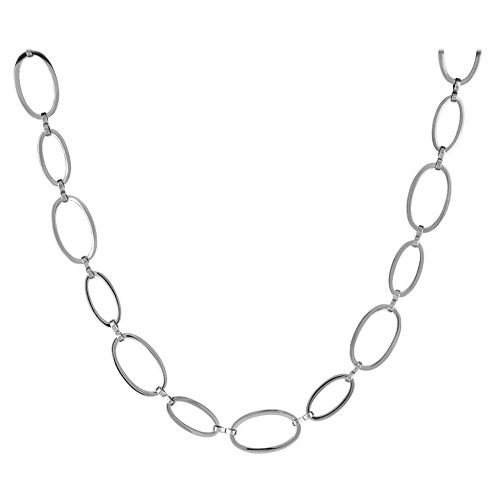 Collier Acier 316 L Mailles Ovales