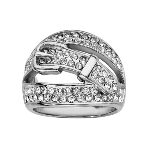 Bague Acier 316 L Ceinture avec Zirconium