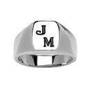 Bague Homme Acier 316 L Chevalière Tonneau