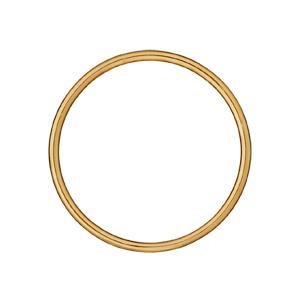 Bracelet Jonc Plaqué Or Fil 3 mm Diam. 65 mm