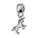 Charms Argent 925 Suspendu Licorne