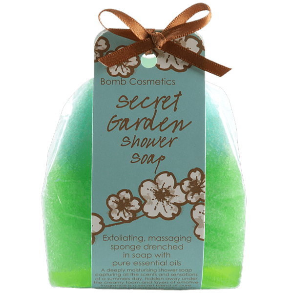 Savon Eponge Exfoliante Secret Garden Bomb Cosmetics