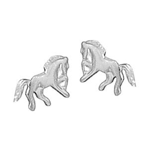 Boucles d'oreille Argent 925 Enfant Cheval