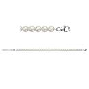 Bracelet Argent 925 avec Perles Swarovski Crème