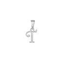 Pendentif Argent 925 Lettre Alphabet Initiale Anglaise T