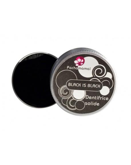 Dentifrice Solide Naturel Pachamamai Charbon Black is Black 