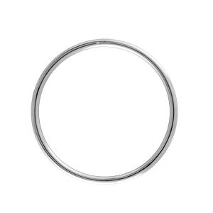 Bracelet Argent 925 Jonc Massif Rigide 3,8 mm Diam. 60