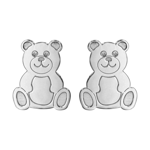 Boucles d'oreilles Argent 925 Ourson