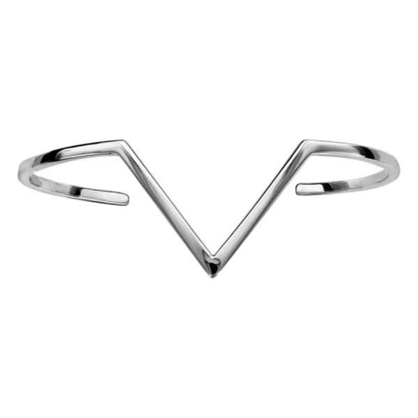 Bracelet Argent 925 Jonc Forme V