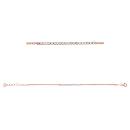 Bracelet Argent 925 et Dorure Rose Rail Zirconium Sertis