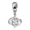 Charms Argent 925 Suspendu Poisson 