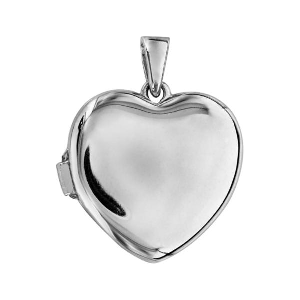 Pendentif Argent 925 Cassolette Coeur 20 mm à Graver