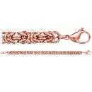 Bracelet Acier 316 L Rose Maille Royal 