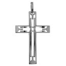 Pendentif Homme Acier 316 L Croix Ajourée