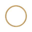 Bracelet Jonc Plaqué Or Fil 3 mm Diam. 65 mm