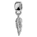 Charms Argent 925 Suspendu Plume