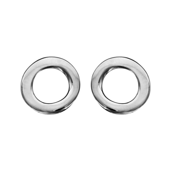 Boucles d'oreilles Argent 925 Cercle Evidé