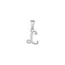 Pendentif Argent 925 Lettre Alphabet Initiale Anglaise L