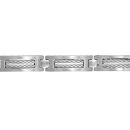 Bracelet Acier 316 L Double Fermoir Double Cable