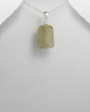 Pendentif Argent 925 et Quartz Rutile