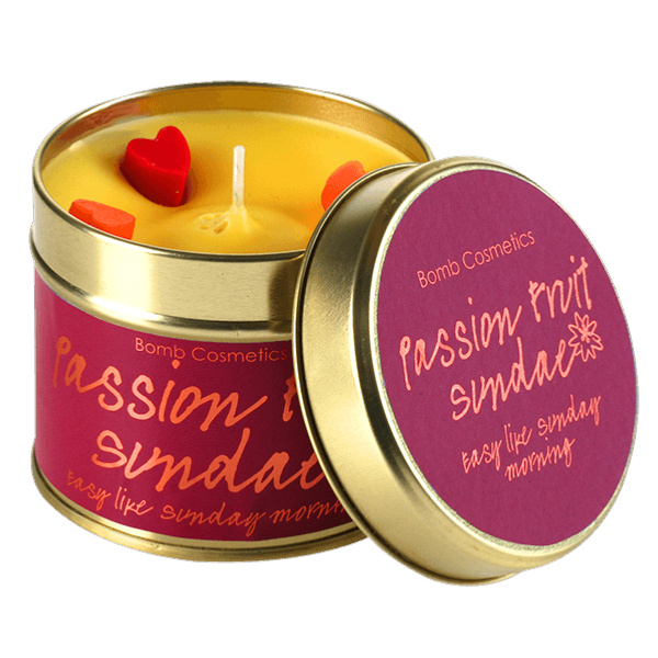 Bougie Parfumée Pot en Fer Passion Fruit Sundae Bomb Cosmetics