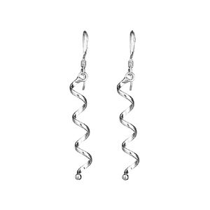 Boucles d'oreilles Argent 925 Spirale