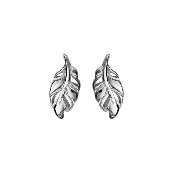 Boucles d'oreilles Argent 925 Feuille