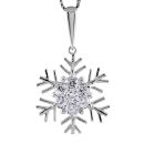 Collier Argent 925 + Pendentif Flocon de Neige