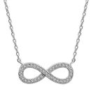 Collier Argent 925 et Zirconium Symbole Infini