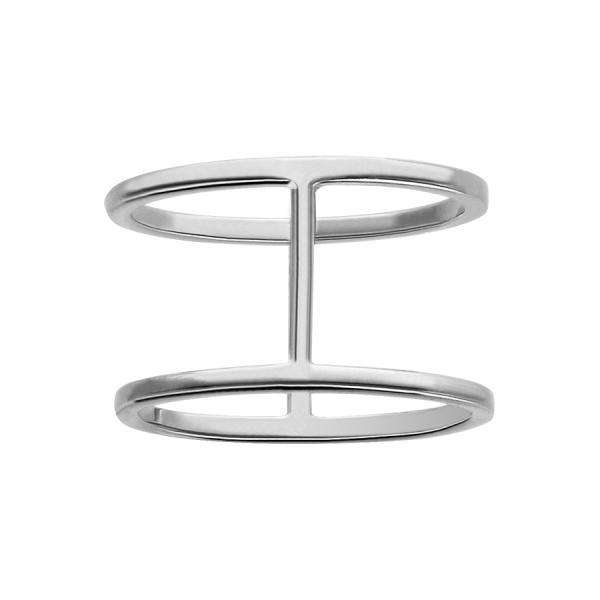 Bague Argent 925 Forme H