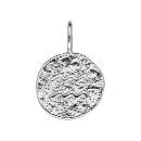 Pendentif Argent 925 Martelé Zodiaque Verseau