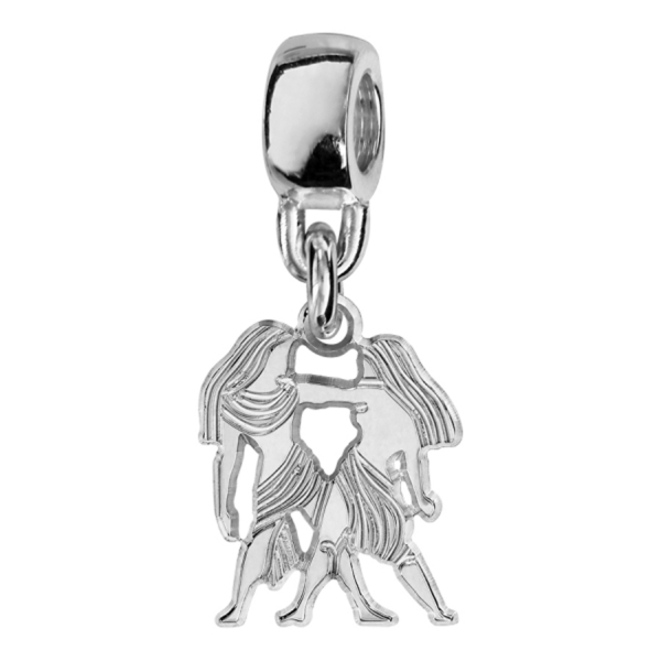 Charms Argent 925 Suspendu Gémeaux 