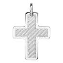 Pendentif Argent 925 Religieux Croix Diamantée